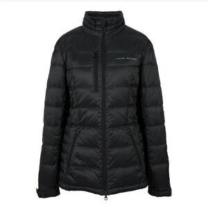 Land Rover Women’s Down Filled Puffer Jacket - Black, US 8 Insulated Winter Coat